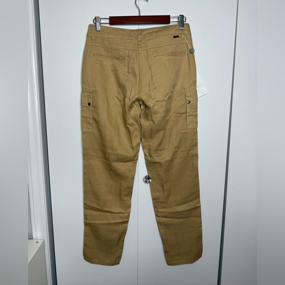 Barbour Commando Trouser in Dark Stone khaki lightweight pants - US size 6 - Picture 3 of 12
